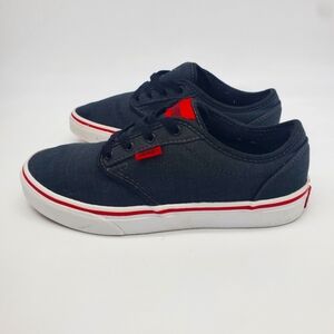 Vans Shoes Youth 4.5 Atwood Canvas Low Charcoal Gray Black